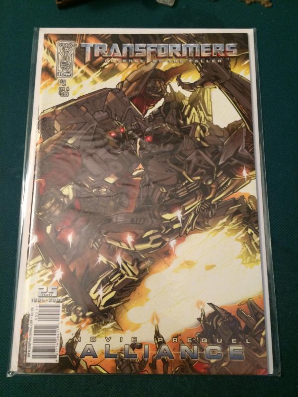 Transformers Revenge of the Fallen Prequel #2 cover A