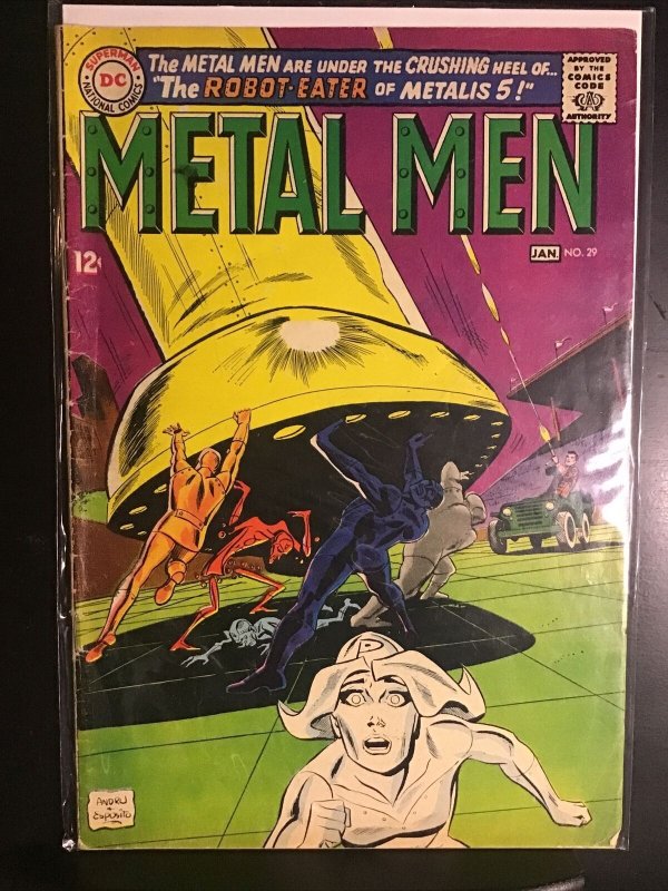 METAL MEN #29 (DC Comics 1968) -- Silver Age -- VG-