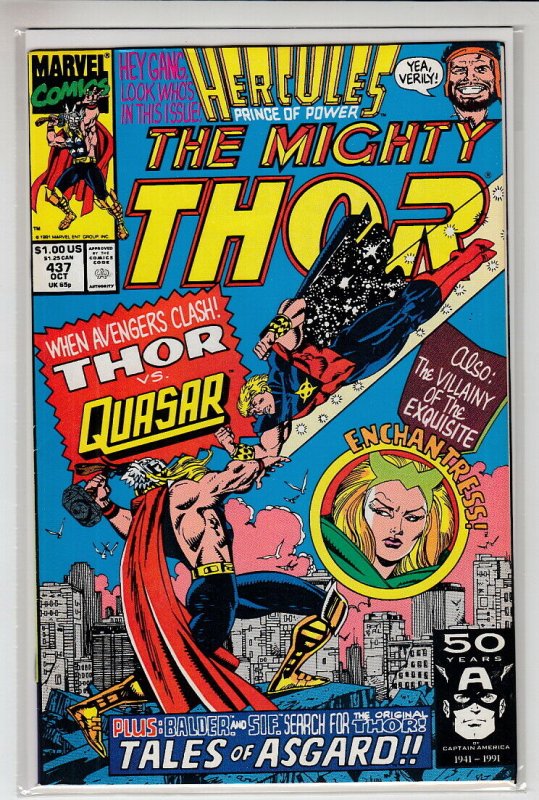 THOR (1966 MARVEL) #437 VF A14475