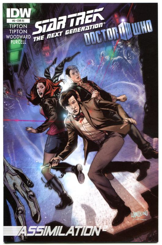STAR TREK DOCTOR WHO Assimilation 2 #6, Variant, NM, Cybermen, Borgs, 2012
