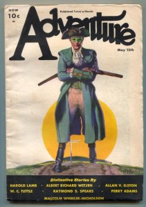 Adventure Pulp May 15th 1933- Harold Lamb VG