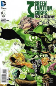 Green Lantern Corps: Edge of Oblivion #1 Cover - 2016 art by Ethan Van Sciver 