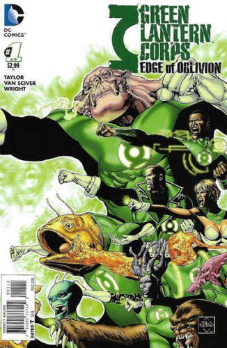 Green Lantern Corps: Edge of Oblivion #1 Cover - 2016 art by Ethan Van Sciver 