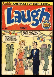 Laugh Comics #34 VG+ 4.5 Reggie Mantle Betty Cooper, Archie Comic Magazine!