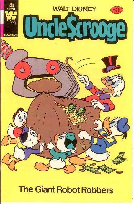 UNCLE SCROOGE 185 VF-NM BARKS  1981 COMICS BOOK