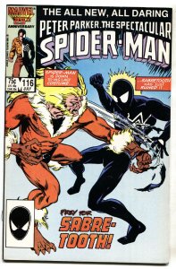 SPECTACULAR SPIDER-MAN #116--1st full appearance of the Foreigner-comic book