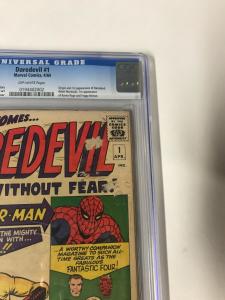 Daredevil 1 Cgc 3.5 Ow Pages Marvel Silver Age 1st Appearance