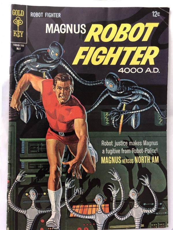 Magnus Robot Fighter #18,VF, a glossy robot romp!