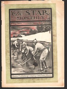 Star Monthly 1/1905-hockey cover-Pulp fiction-Magic instructions-unique & biz...