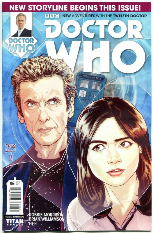 DOCTOR WHO #6 A, NM, 12th, Tardis, 2014, Titan, 1st, more DW in store, Sci-fi