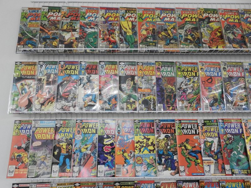 Huge Lot 180+ W/ Powerman, Wolverine, Cable+ Avg Fine/VF See Desc!