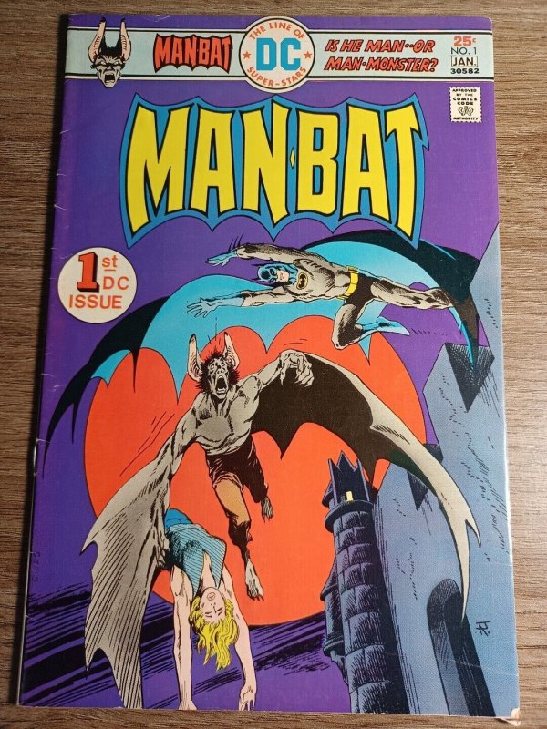 Man-Bat #1 VG 1975 DC Comics c212