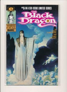 Complete Set! THE BLACK DRAGON 6 issue limited series #1-#6 1985  VF+ (PF50) 