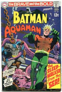 Brave And The Bold  #82 1969- Batman- Aquaman- Ocean Master retold VG