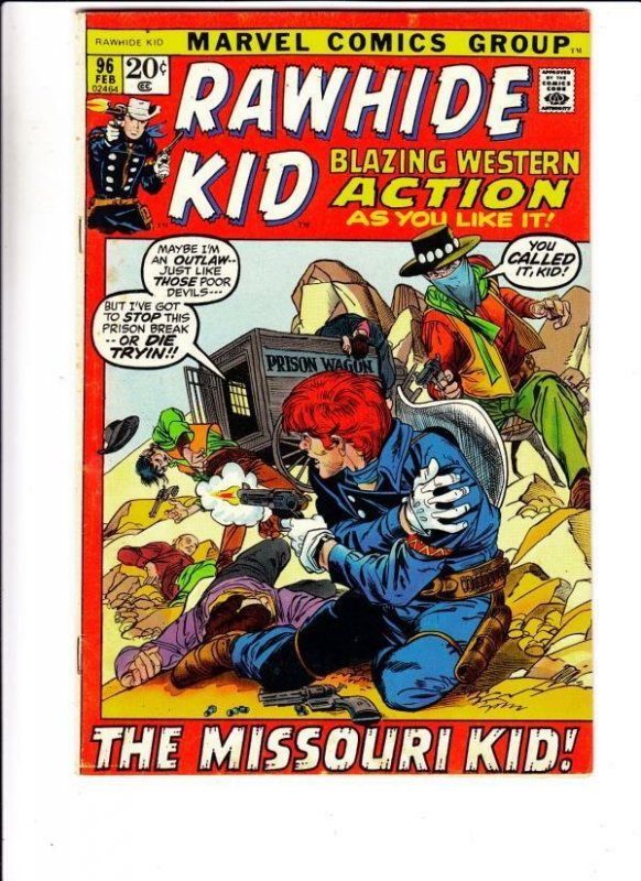 Rawhide Kid # 96 strict FN+  artist Bill Everett inks!