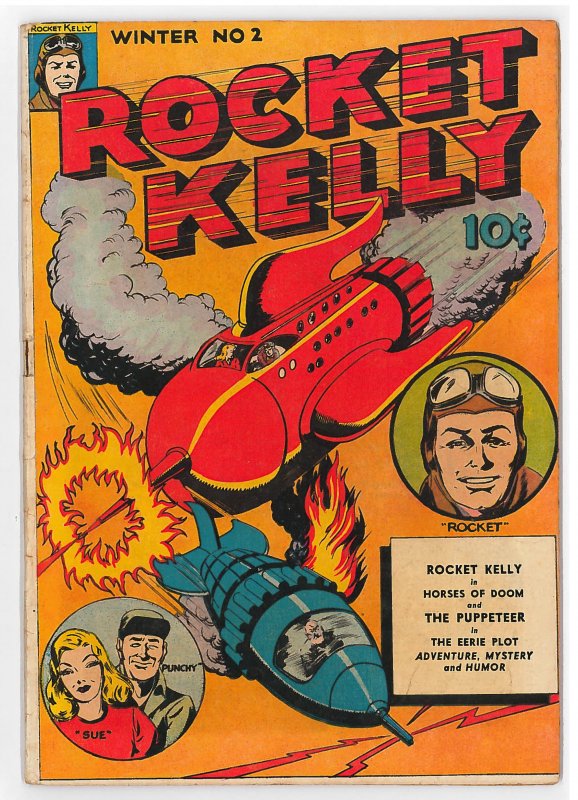 Rocket Kelly (1944) #2 VG/FN, Hard to find