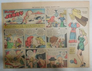 Flying Jenny Sunday Page by Russell Keaton from 3/7/1943 Size: 11 x 15 inches