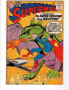 Superman #151 (1962)  THE SUPER-CREATURE FROM KRYPTON! / ID#715