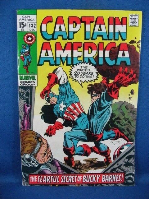 Captain America #132 (Dec 1970, Marvel) F+