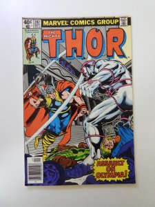 Thor #287 (1979) FN+ condition stain back cover