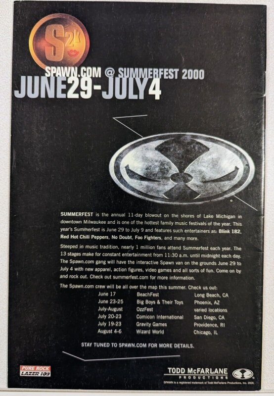 Spawn #96 (2000) Higher Grade Copy Image Comics Todd McFarlane Capullo Cover