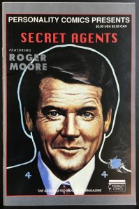 Personality Comics Presents Secret Agents #1 Roger Moore James Bond 007 - 1991 