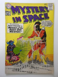 Mystery in Space #69 (1961) VG moisture stain, centerfold detached bottom staple