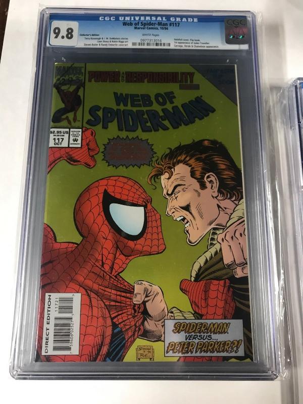 Amazing 394 Web Of 117 Spectacular 217 Spider-Man 51 All Cgc 9.8 Clone Saga