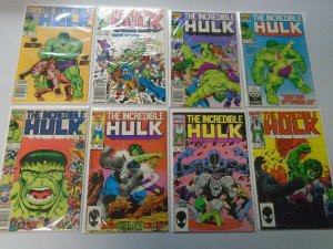 Incredible Hulk lot 35 different from #300-350 avg 8.0 VF (1984-88 1st Series)