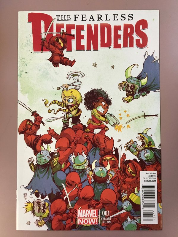 Fearless Defenders #1 Marvel Babies Variant by Skottie Young (2013)