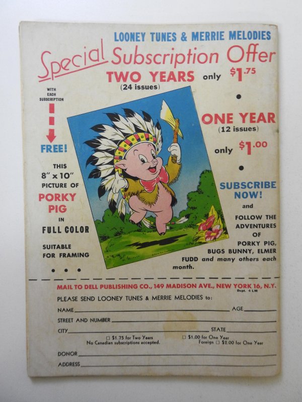 Looney Tunes and Merrie Melodies Comics #78 (1948) VG/FN Condition!