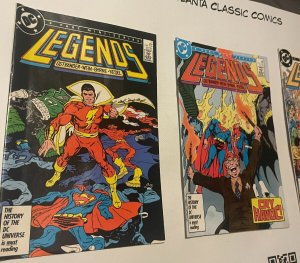 Lot Of 3 Legends DC Comic Books # 2 4 5 Superman Batman Flash Aquaman 64 MT2