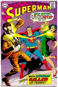 SUPERMAN #203 (Jan1968) 9.0 VF/NM  3 SUPER stories by Al Plastino & P. Costanza!