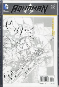 Aquaman #0 Ivan Reis Wraparound Sketch Cover (2012) Aquaman