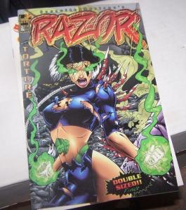 Razor: Torture #6 (Sep 1996, London Night Studios) FINAL ISSUE DOUBLE SIZED