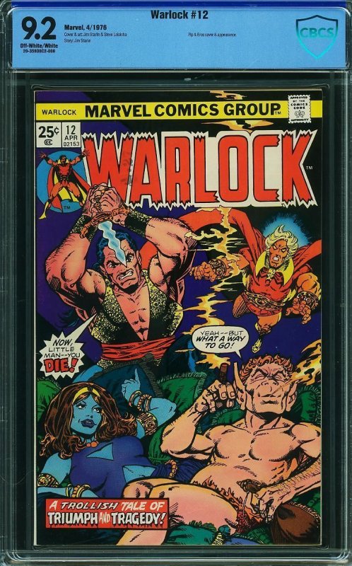 WARLOCK #12, CBCS 9.2 NM-