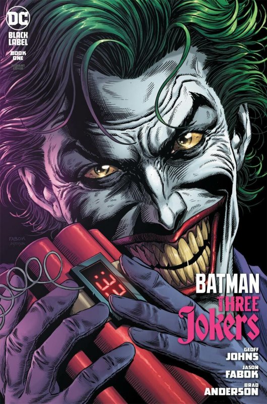 BATMAN 3 THREE JOKERS #1 Cover A + Fabok Variant + Premium A B C LOT of 5  