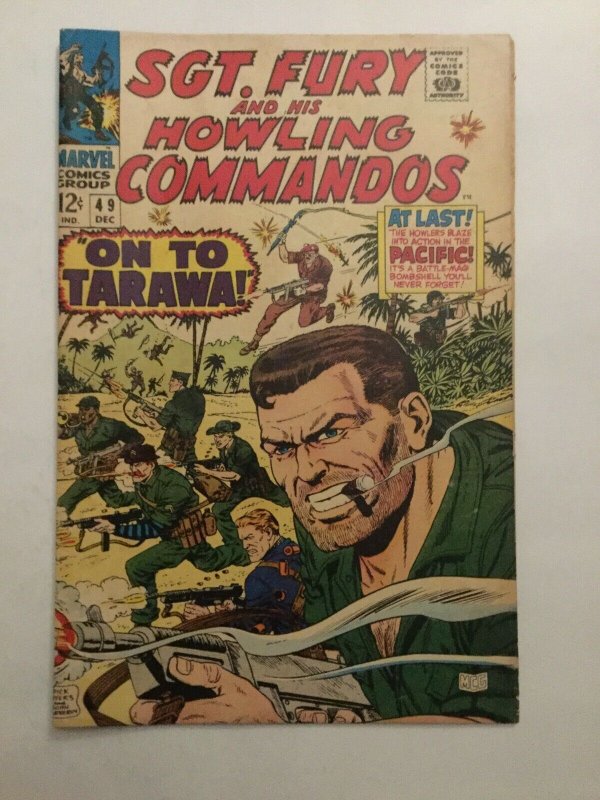 Sgt Fury And His Howling Commandos 49 Fn/Vf Fine/very Fine 7.0 Marvel 