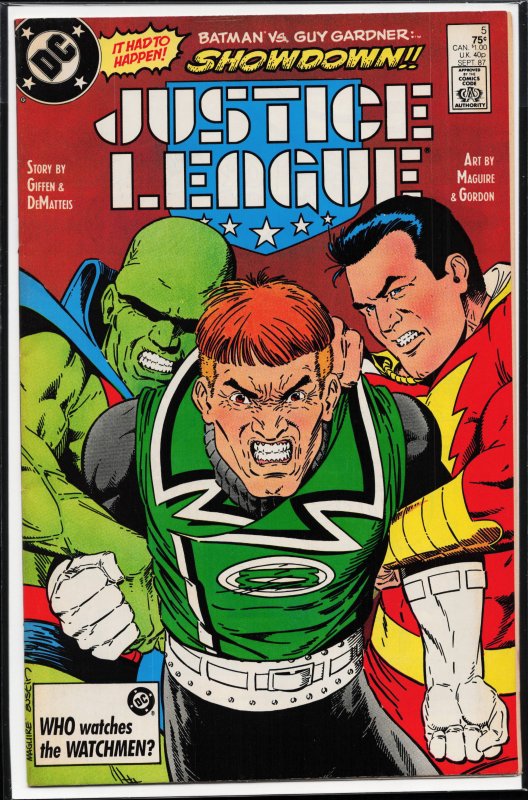Justice League #5 (1987) Justice League