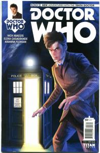 DOCTOR WHO #3, VF/NM, 10th, Tardis, 2014, Titan, 1st, more DW in store, Sci-fi