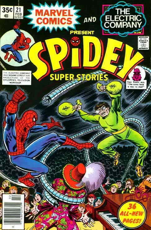 Spidey Super Stories #21 VG; Marvel | low grade comic - save on shipping - detai