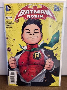 Batman and Robin 38  9.0 (our highest grade) 2014  Super-Damian!