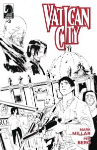 Vatican City #3 Cover B (Black and White Per Berg Variant)