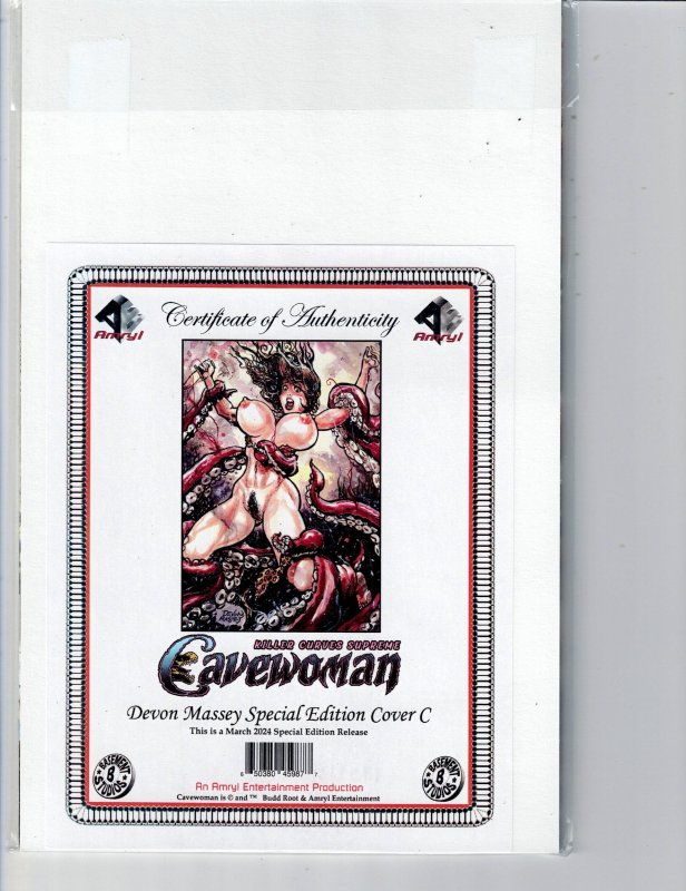 Cavewoman Killer Curves Supreme nude cvr.  C