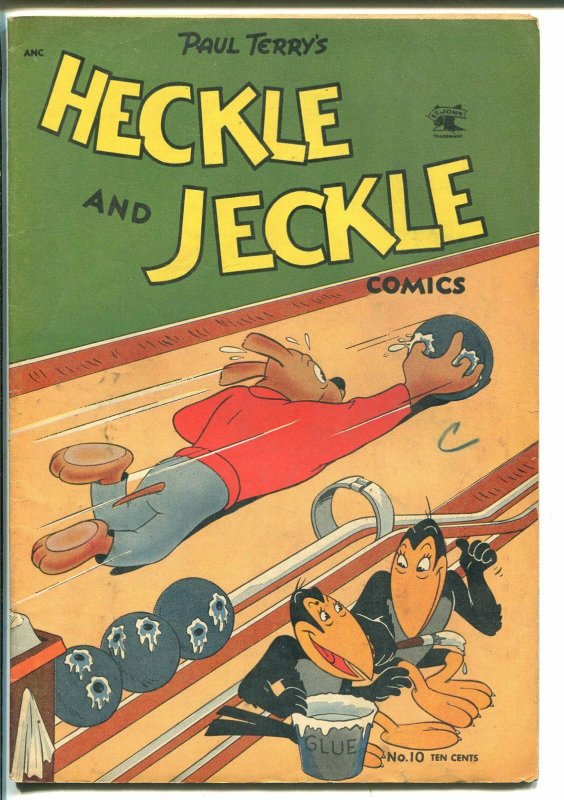Heckle and Jeckle #10-St John-bowling cover-wacky humor-VG