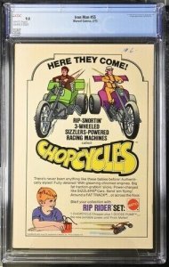 Iron Man #55 1973 Marvel Comics CGC 9.0 1st app Thanos Drax Starfox White Pages