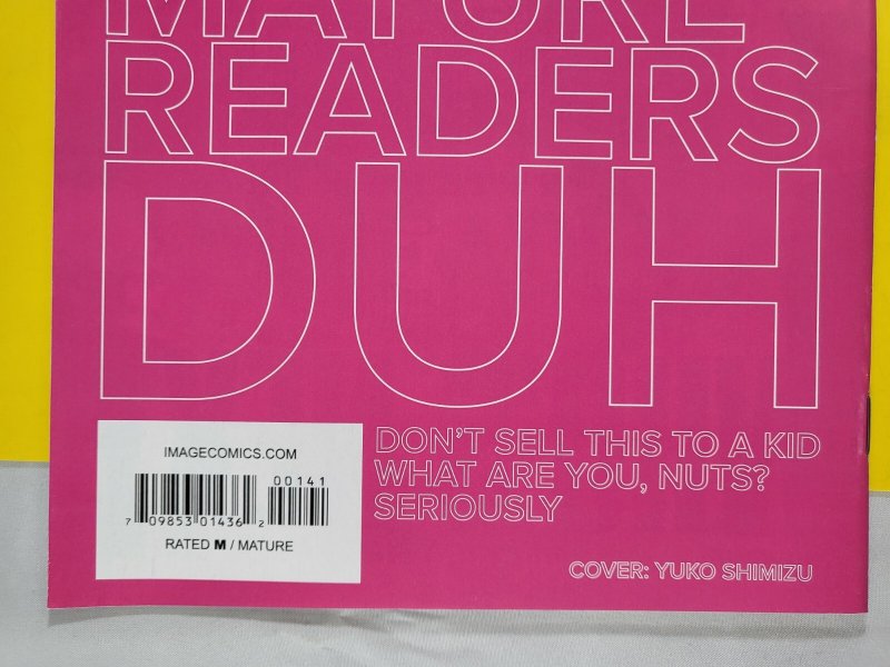 Sex Criminals #1 Ghost Variant Yuko Shimizu 2013 Image Comics Optioned