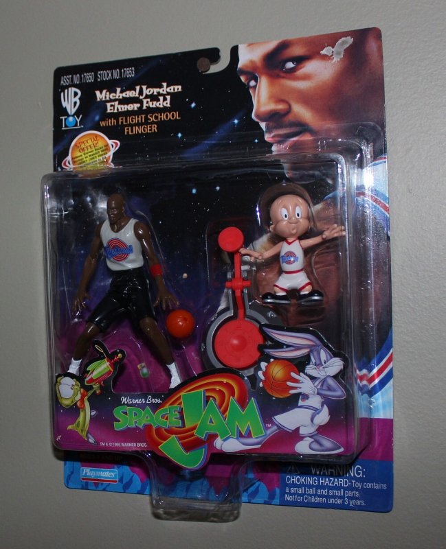 Michael Jordan Space Jam: Michael Jordan & Elmer Fudd Figure MOC  1996