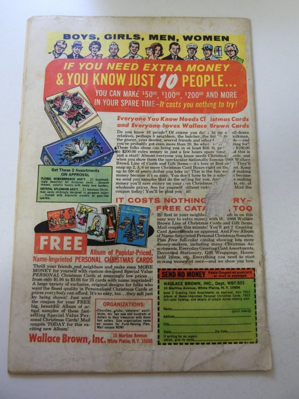 The X-Men #48 (1968) GD Condition large tape pull bc