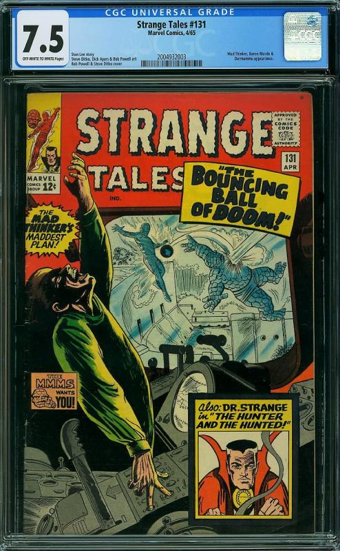 Strange Tales #131 (Marvel, 1965) CGC 7.5